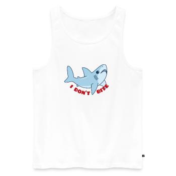 Meerestiere - Männer Premium Bio Tank Top - Weiß - Vorne - Michal (187cm)