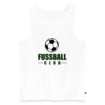 fussball club - Männer Premium Bio Tank Top - Weiß - Vorne - Michal (187cm)