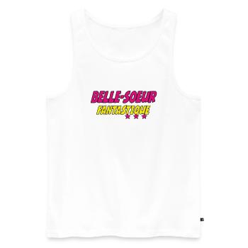 Beautiful Sister FANTASTIC - Men's Premium Organic Tank Top - white - Front - Michal (187cm)