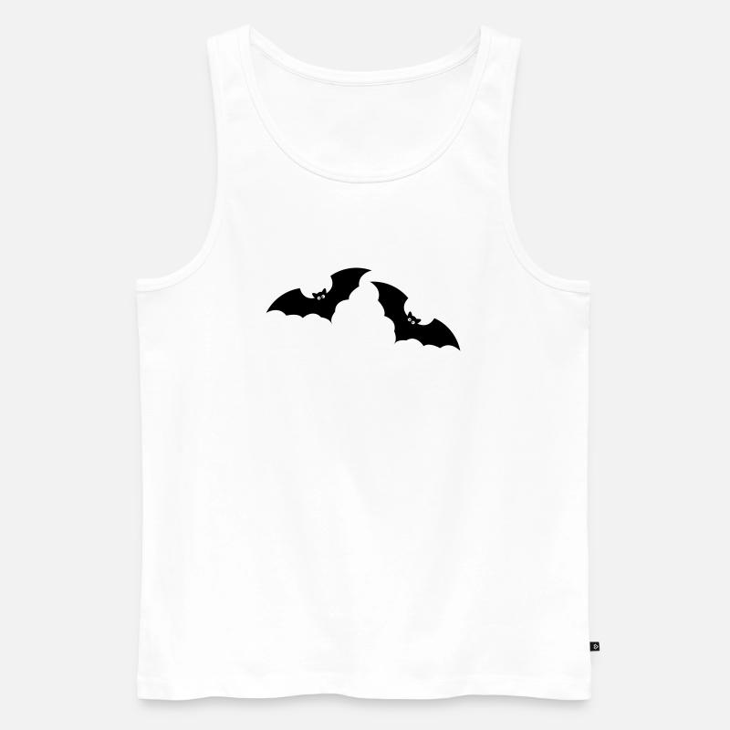 fledermaus 2 - Männer Premium Bio Tank Top - Weiß