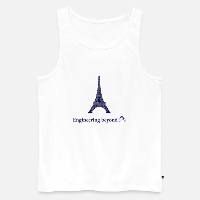 Engineering Beyond Infinity - Architects - Men's Premium Organic Tank Top - white