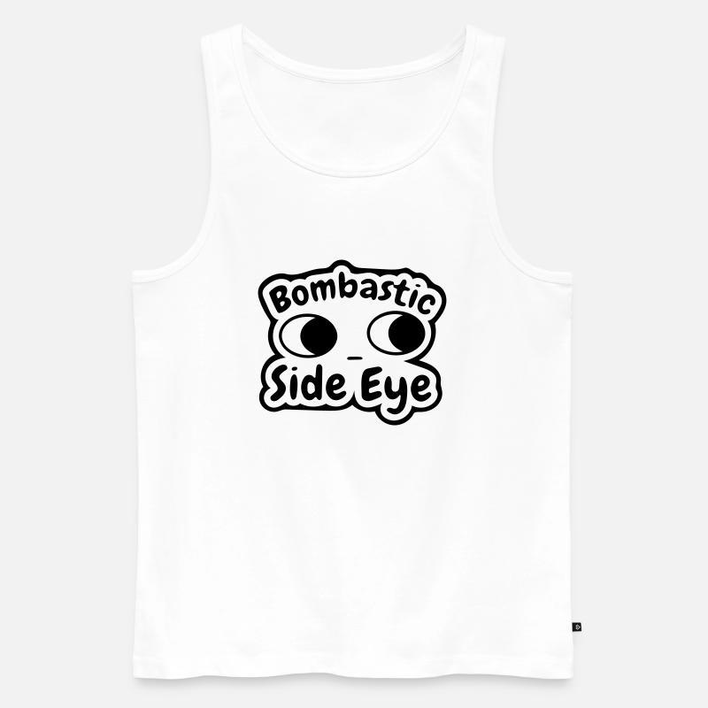 bombastischer Seitenblick - Männer Premium Bio Tank Top - Weiß