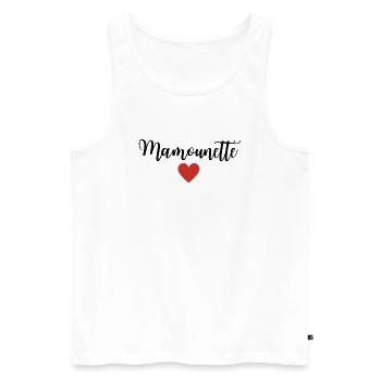 Mamounette - Débardeur bio Premium Homme - blanc - Devant - Michal (187cm)