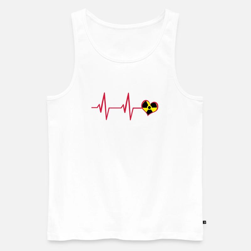 Cardio RX - Männer Premium Bio Tank Top - Weiß