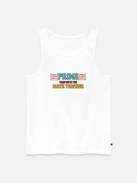 Prime Time mit dem Mathelehrer - Männer Premium Bio Tank Top - Weiß