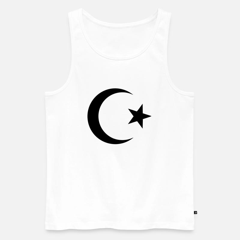 Islam - Männer Premium Bio Tank Top - Weiß