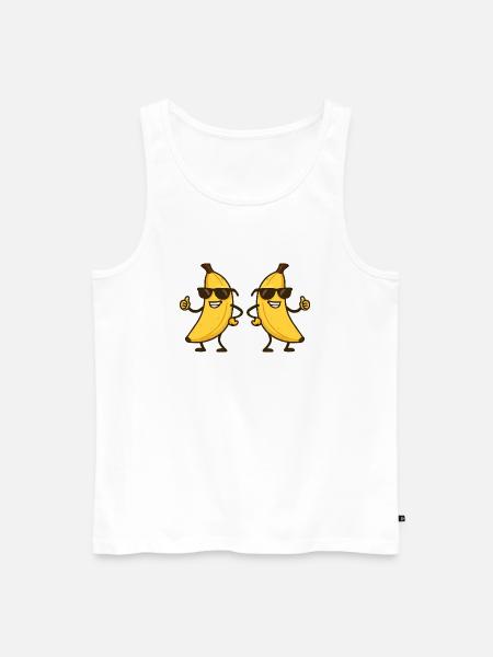 Babane Comic Cool 2 - Men's Premium Organic Tank Top - white