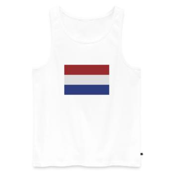 niederlande - Débardeur bio Premium Homme - blanc - Devant - Michal (187cm)
