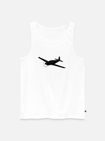 mooney - Männer Premium Bio Tank Top - Weiß