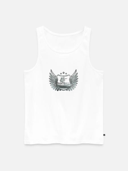 paintball - Männer Premium Bio Tank Top - Weiß