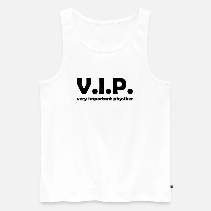 physiker - Männer Premium Bio Tank Top - Weiß