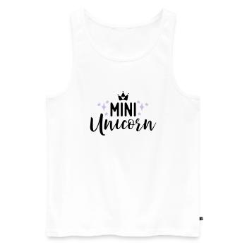 Unicorn - Männer Premium Bio Tank Top - Weiß - Vorne - Michal (187cm)