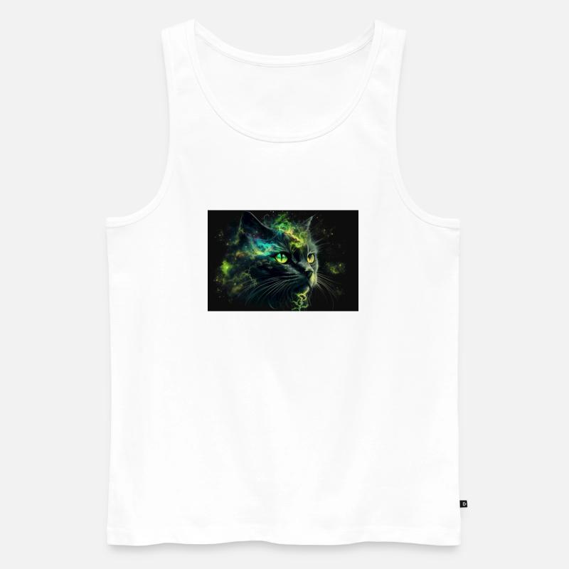 Chat #01 - Männer Premium Bio Tank Top - Weiß