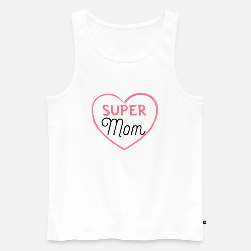 Muttertag Mama Mutterschaft Geschenk Mama Mama - Männer Premium Bio Tank Top - Weiß
