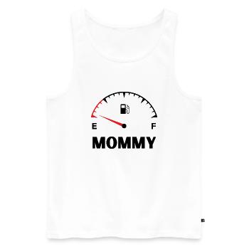 Mommy daddy baby match t shirt - Débardeur bio Premium Homme - blanc - Devant - Michal (187cm)