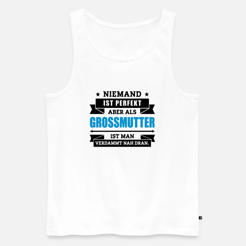 Funshirt Großmutter - Männer Premium Bio Tank Top - Weiß