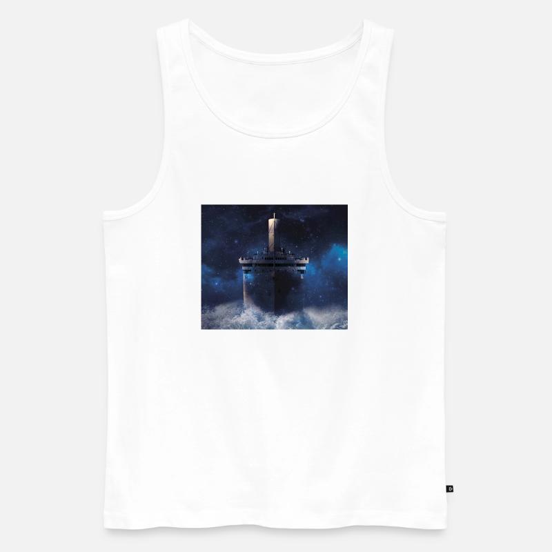 Titanic - Männer Premium Bio Tank Top - Weiß