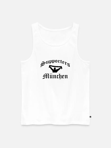 supporters_muenchen_02 - Männer Premium Bio Tank Top - Weiß