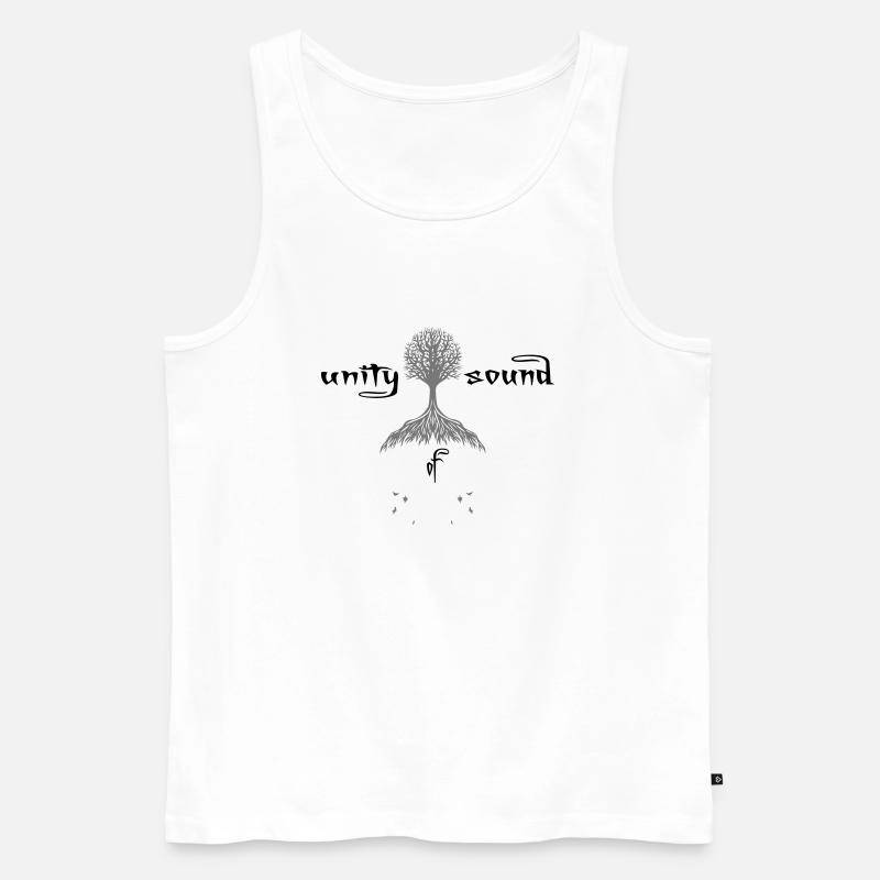 unity_three_2 - Männer Premium Bio Tank Top - Weiß