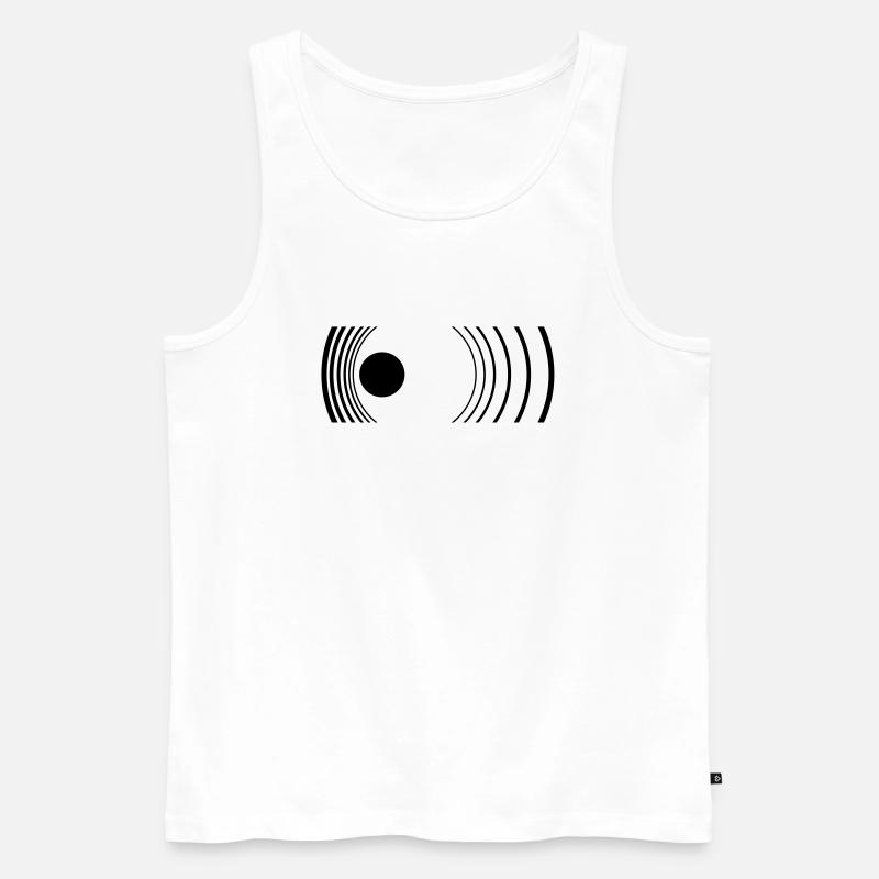 dopplereffekt - Männer Premium Bio Tank Top - Weiß