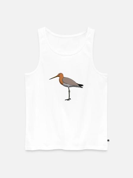 Uferschnepfe - Männer Premium Bio Tank Top - Weiß