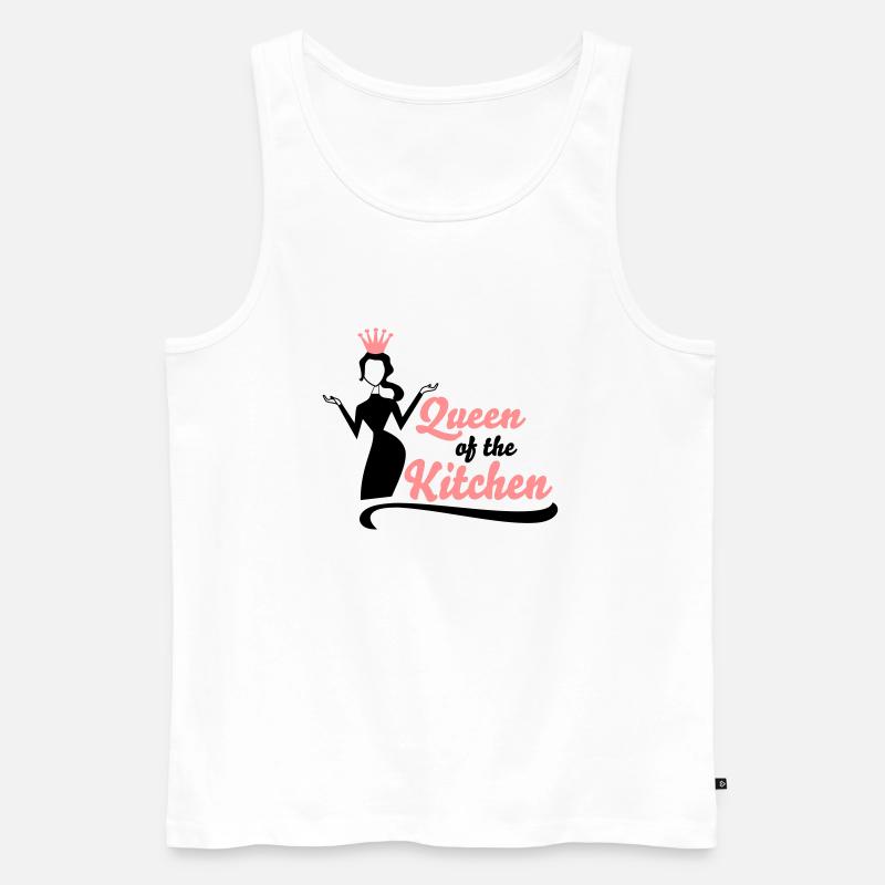 kochen - Männer Premium Bio Tank Top - Weiß