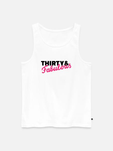 30 Birthday - Men's Premium Organic Tank Top - white