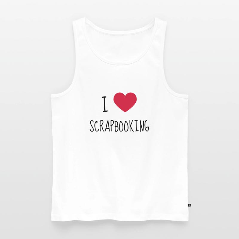 Scrapbooking / Scraper / Scrapeuse / Scrapeur Débardeur bio Premium Homme