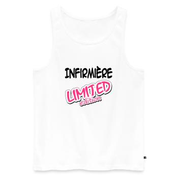 Docteur / Infirmier / Kiné / Médecin / Infirmière - Men's Premium Organic Tank Top - white - Front - Michal (187cm)