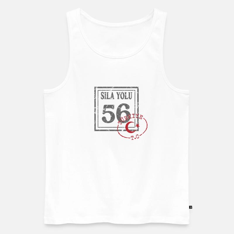 Siirt - Männer Premium Bio Tank Top - Weiß