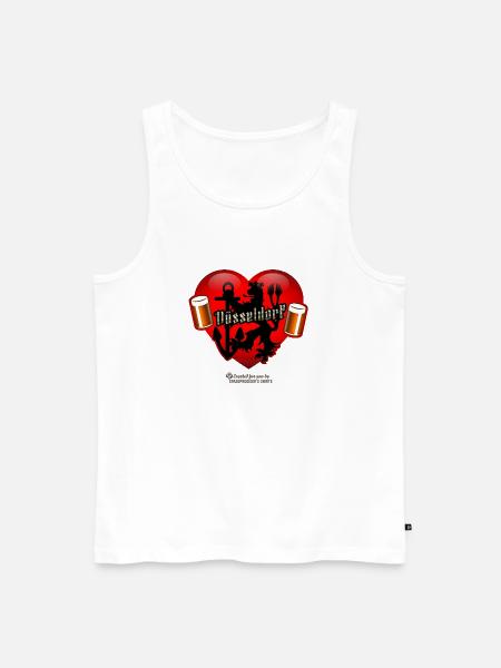 Düsseldorf - Männer Premium Bio Tank Top - Weiß