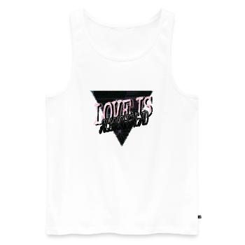 Beach Dinosaur Lover Beard Gang Bodybuilding - Men's Premium Organic Tank Top - white - Front - AI Model Male 178 light (178cm)
