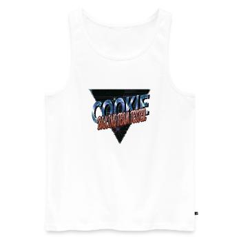 baking competition funny gym birthday present idea - Männer Premium Bio Tank Top - Weiß - Vorne - AI Model Male 178 light (178cm)
