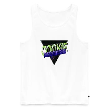 christmas tree gift couples christmas bakery - Männer Premium Bio Tank Top - Weiß - Vorne - AI Model Male 178 light (178cm)