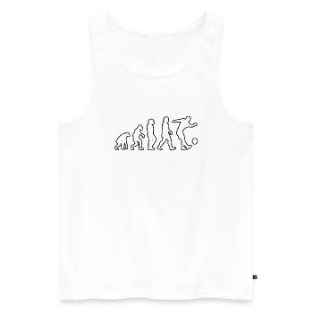 Football coach Football player Football footballer - Men's Premium Organic Tank Top - white - Front - Michal (187cm)