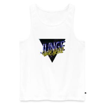 spaß geschenkidee geburtstagsgeschenk bday - Männer Premium Bio Tank Top - Weiß - Vorne - Michal (187cm)