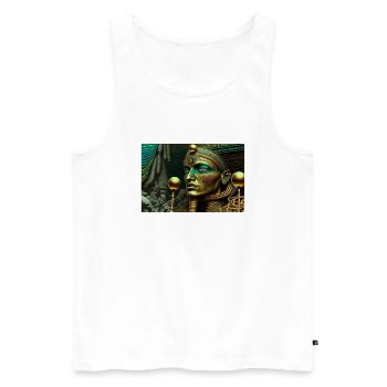 god by daniel costa 6 - Men's Premium Organic Tank Top - white - Front - AI Model Male 178 light (178cm)