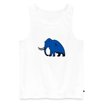 mammut - Männer Premium Bio Tank Top - Weiß - Vorne - Michal (187cm)