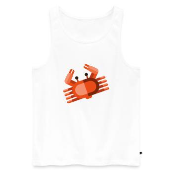 Meerestiere - Männer Premium Bio Tank Top - Weiß - Vorne - Michal (187cm)