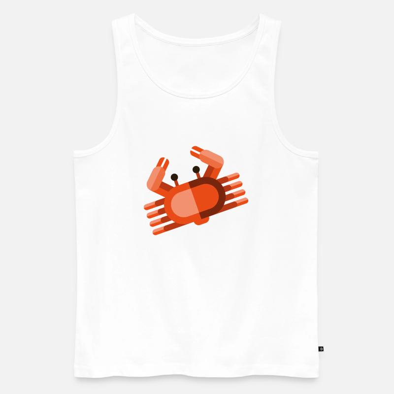 Meerestiere - Männer Premium Bio Tank Top - Weiß