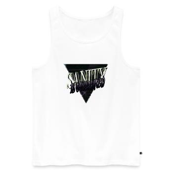 Lover Awesome Comics School Literary Bday Movies - Men's Premium Organic Tank Top - white - Front - Michal (187cm)
