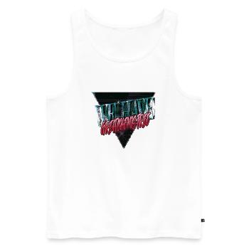 astronomy funny sayings female art funny quote - Men's Premium Organic Tank Top - white - Front - AI Model Male 178 light (178cm)