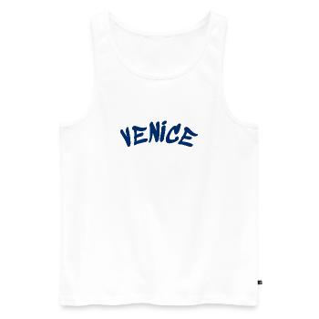 Venice - Venedig - Italia - Italy - Italien - Männer Premium Bio Tank Top - Weiß - Vorne - Michal (187cm)