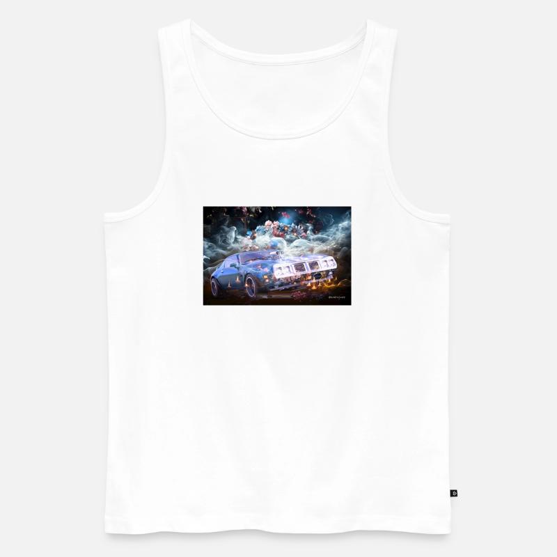 BluePower - Männer Premium Bio Tank Top - Weiß