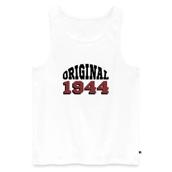 Original 1944 - Männer Premium Bio Tank Top - Weiß - Vorne - Michal (187cm)