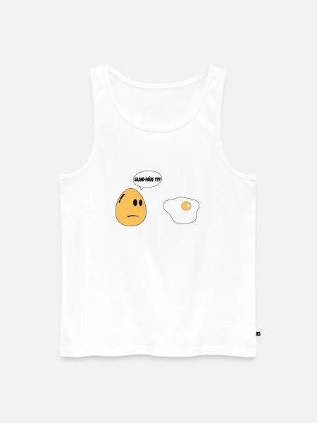 Big Brother Egg - Men's Premium Organic Tank Top - white