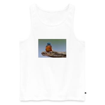 000 1475 DxO - Men's Premium Organic Tank Top - white - Front - Michal (187cm)
