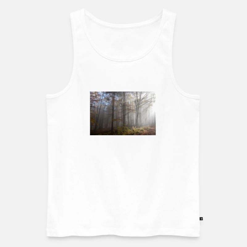 Herbststimmung - Männer Premium Bio Tank Top - Weiß