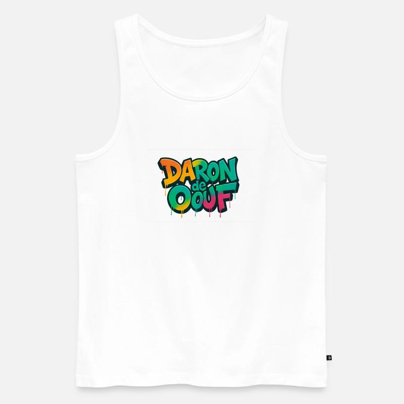 Daron de ouf - Männer Premium Bio Tank Top - Weiß