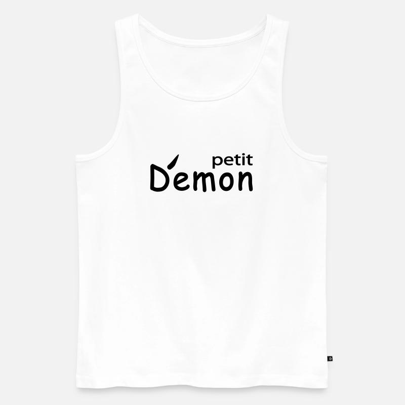 Kleiner Teufel - Männer Premium Bio Tank Top - Weiß